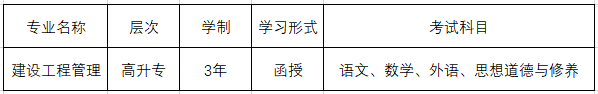 云南成人高考高升专建设工程管理专业介绍