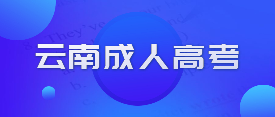 云南省的成人高考去哪里报名？