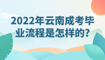 云南成考毕业流程