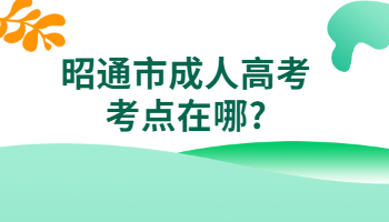 昭通市成人高考考点