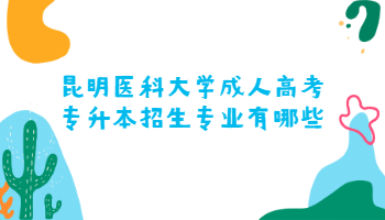 昆明医科大学成人高考专升本