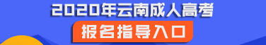 2020年云南成人高考报名报考网址汇总！