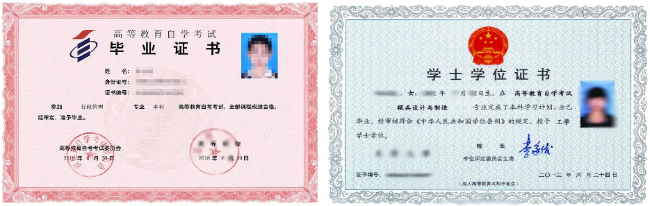 云南成人教育毕业证书样本!