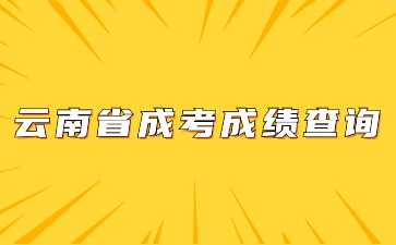 云南省成考成绩查询入口进入方法